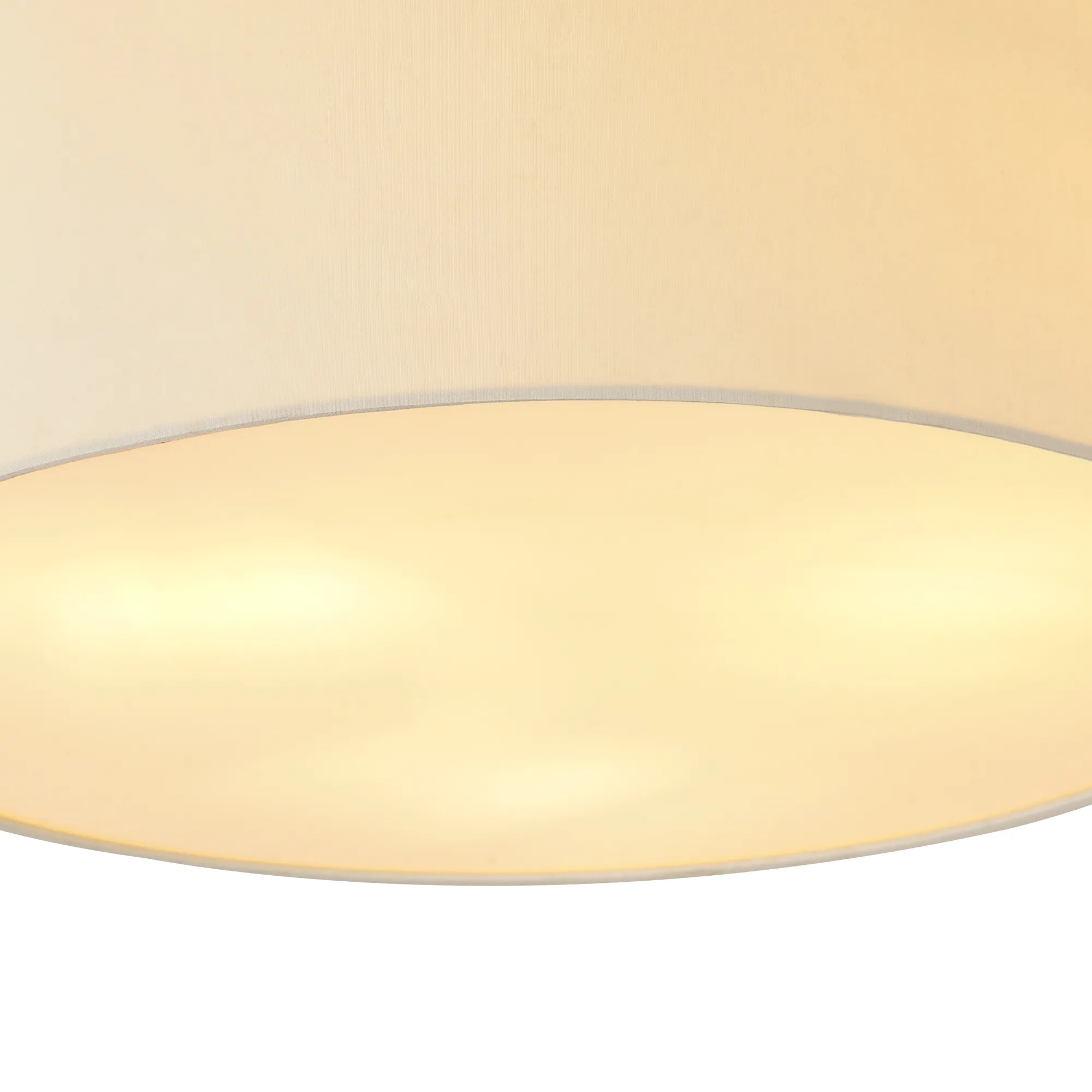 Baymont 50cm Flush 5 Light Ivory Pearl, Frosted Diffuser DK0638  Deco Baymont WH IV